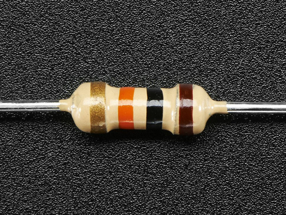 Resistor Through-Hole 10K ohm 5% 1/4W Pack of 10