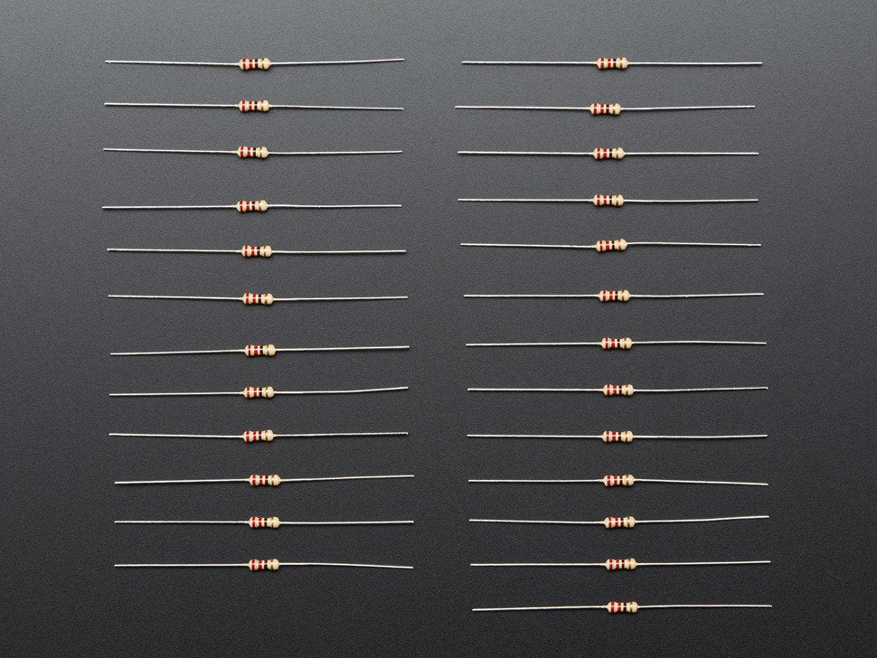 Resistor Through-Hole 220 ohm 5% 1/4W Pack of 10