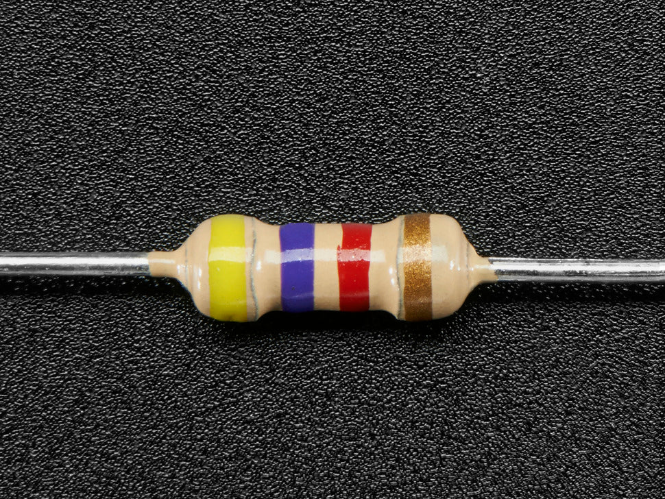 Resistor Through-Hole 4.7K ohm 5% 1/4W Pack of 10