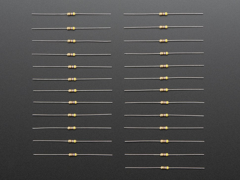 Resistor Through-Hole 470 ohm 5-1-4W Pack of 10