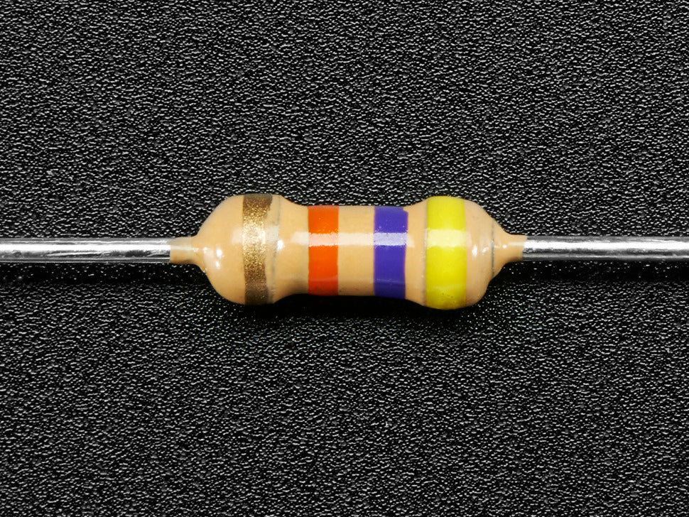 Resistor Through-Hole 47K ohm 5% 1/4W Pack of 10
