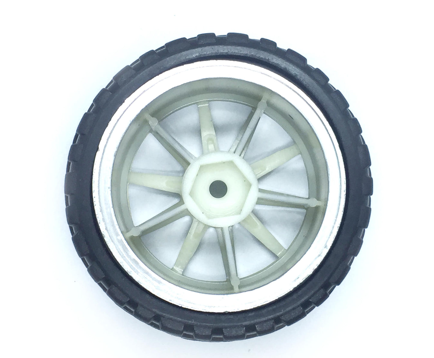 Rubber Wheel D65mm for Arduino Robotics
