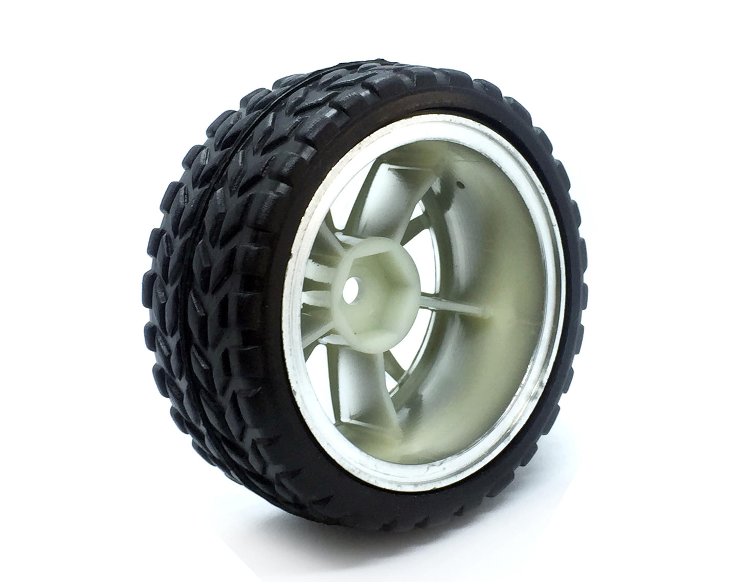 Rubber Wheel D65mm for Arduino Robotics