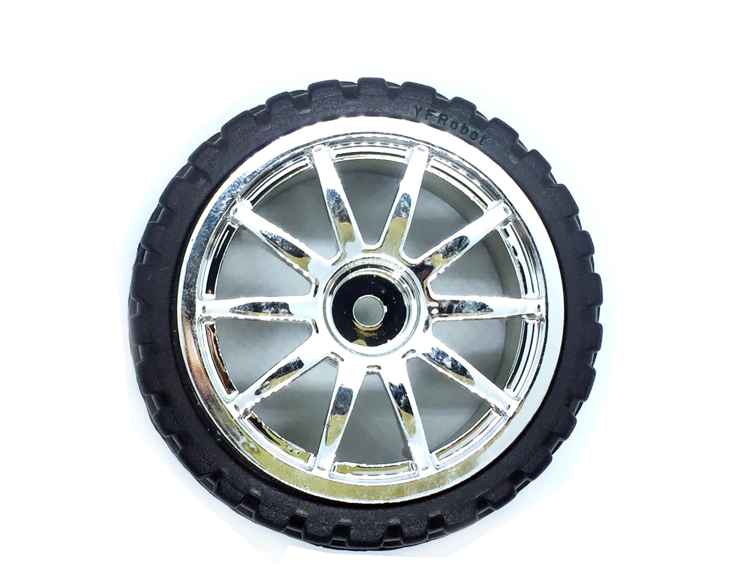 Rubber Wheel D65mm for Arduino Robotics