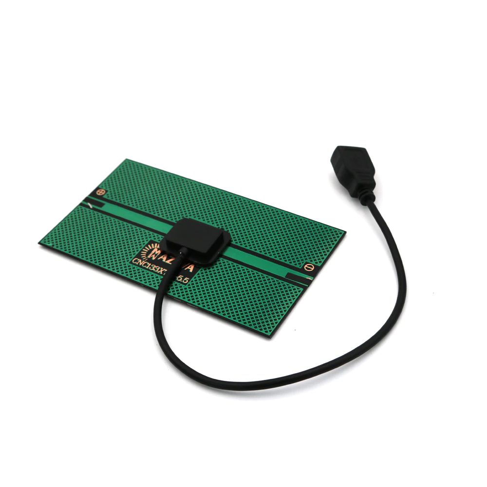 Solar Panel 5.5V 300mA Output USB Solar Battery Charger 1.65W