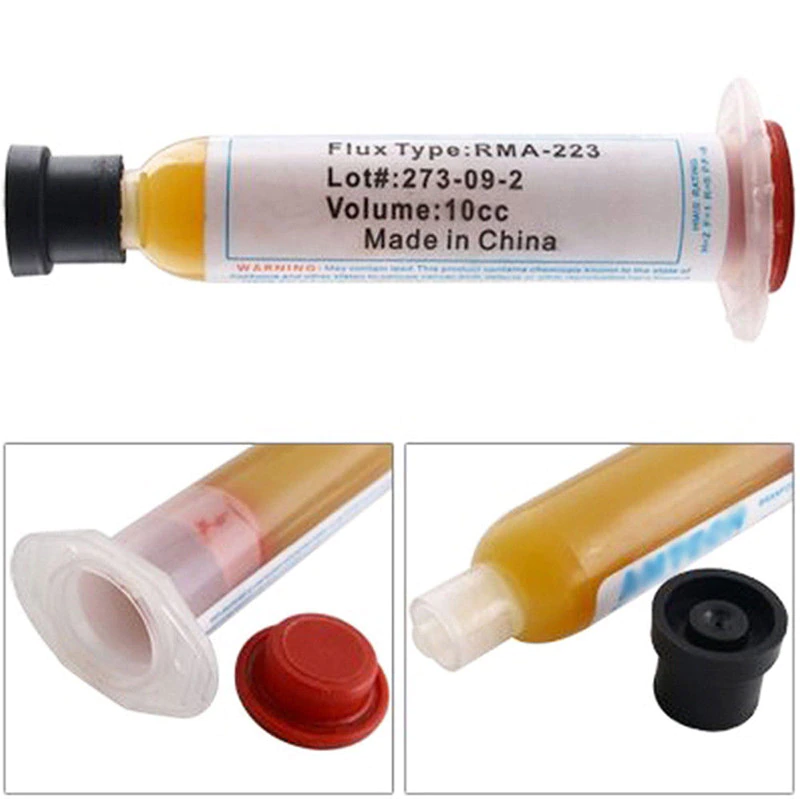 Solder PCB SMD Soldering Paste Flux 10cc Grease RMA223 RMA-223 For Chips Computer Phone LED BGA SMD