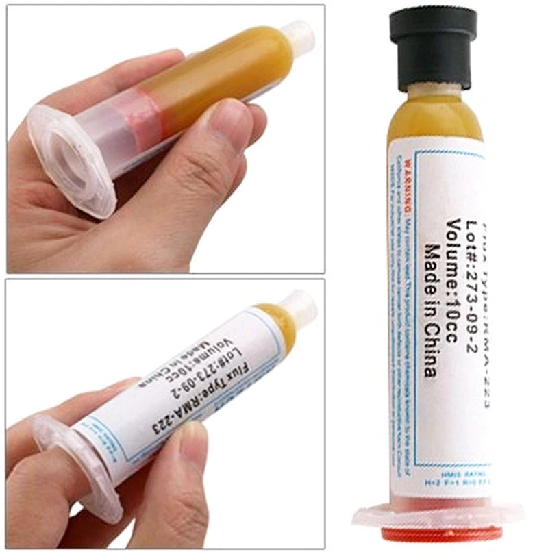 Solder PCB SMD Soldering Paste Flux 10cc Grease RMA223 RMA-223 For Chips Computer Phone LED BGA SMD