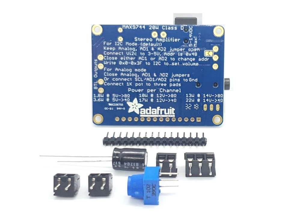 Stereo 20W Class D Audio Amplifier MAX9744