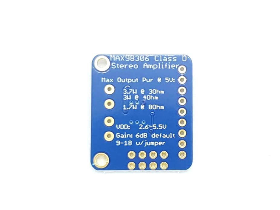 Stereo 3.7W Class D Audio Amplifier MAX98306