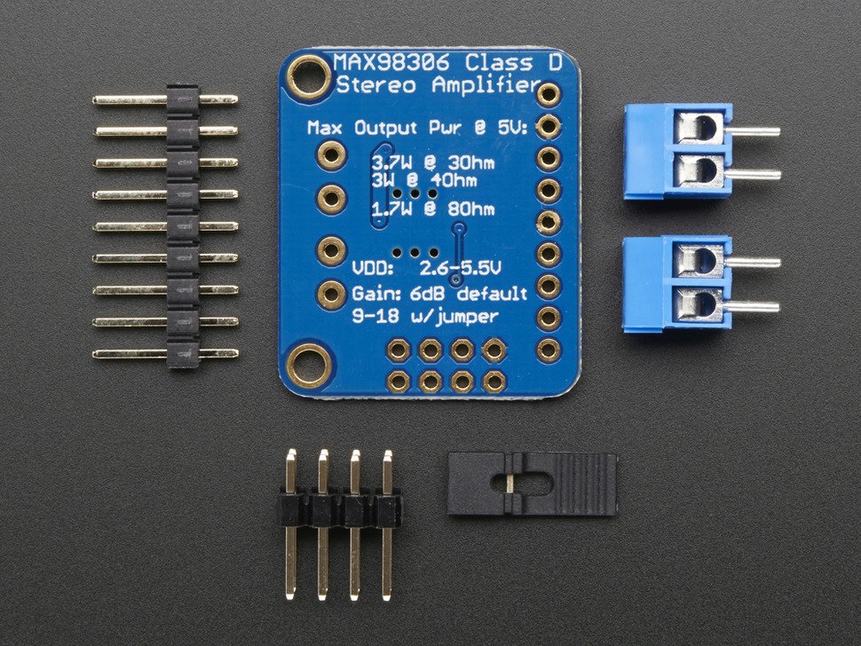 Stereo 3.7W Class D Audio Amplifier MAX98306