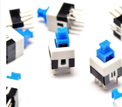 Switch Self-Locking Square DPDT