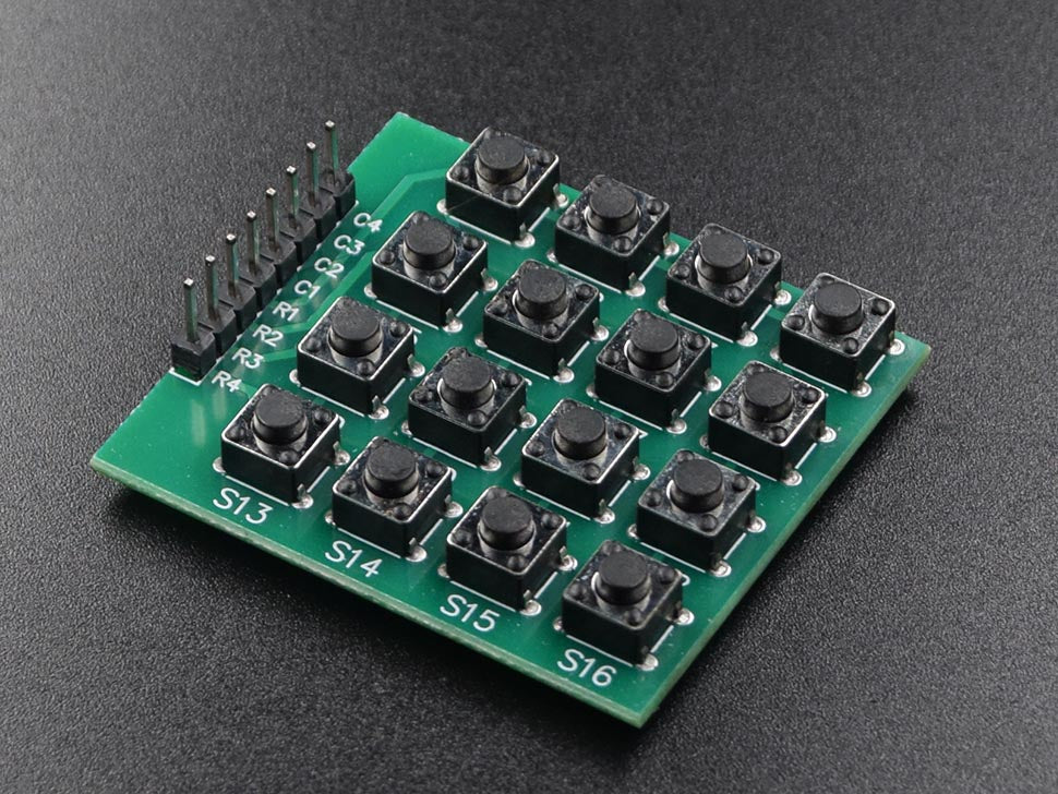 Tactile Keypad 4x4