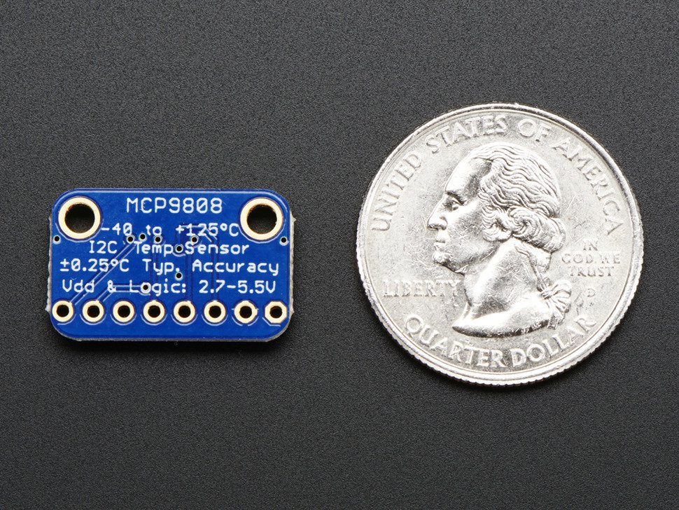 Temperature Sensor MCP9808 High Accuracy I2C Breakout Board
