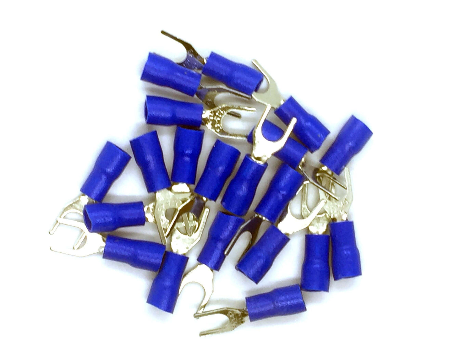 Terminal Lug Spade Connector Blue 20PCS