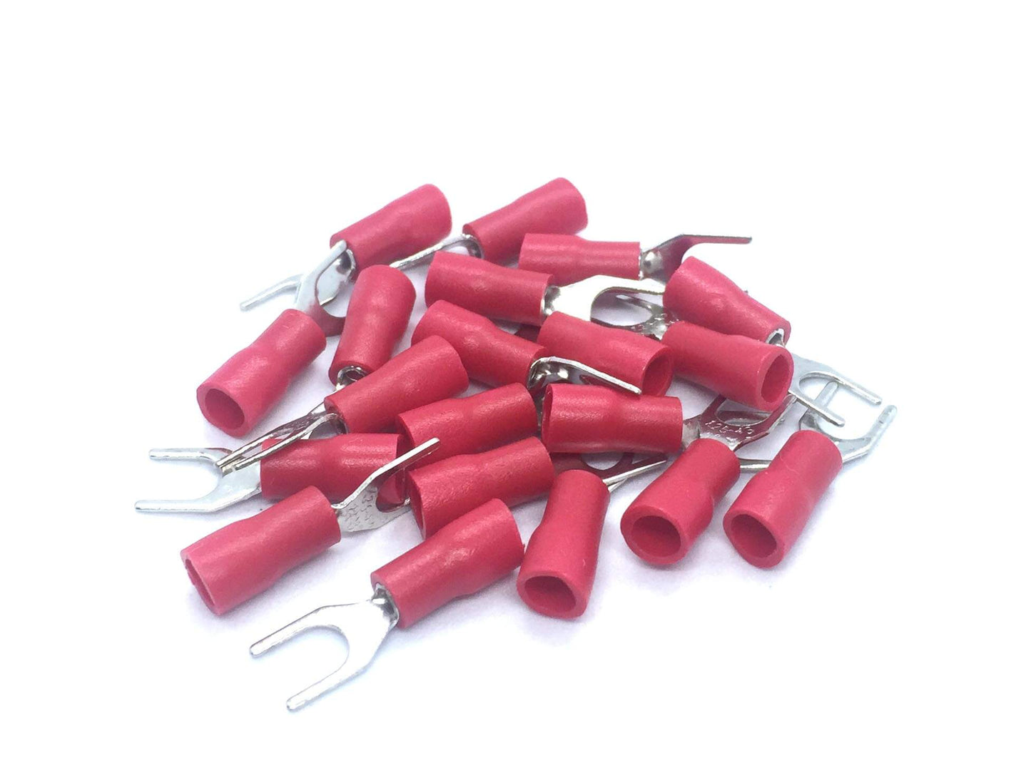 Terminal Lug Spade Connector Red 20PCS