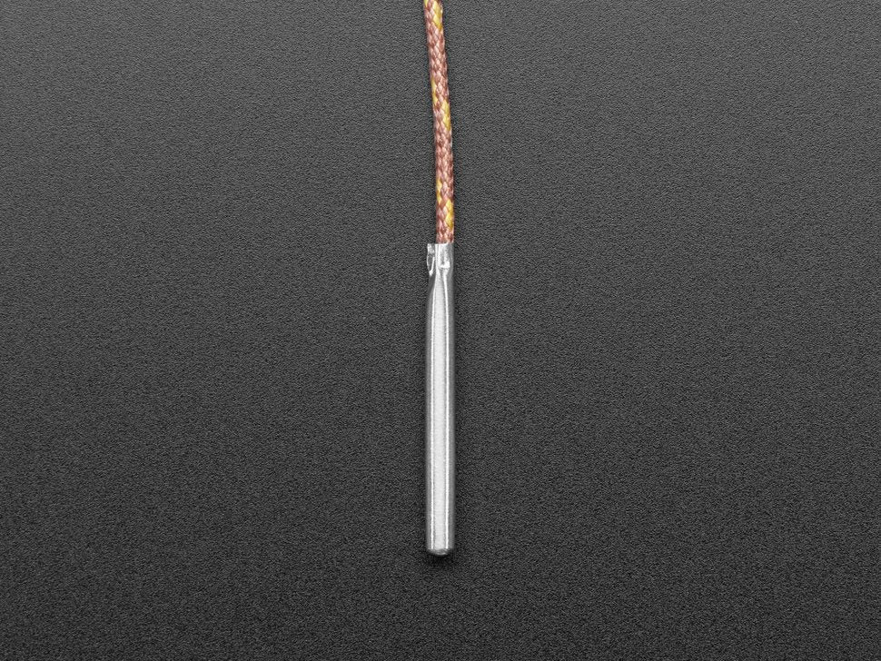 Thermocouple Type-K Glass Braid Insulated Stainless Steel Tip