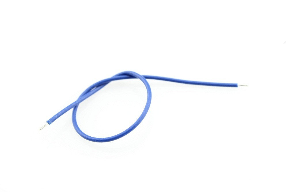 Tin Plated Breadboard PCB Solder Cable 24AWG 10CM Blue