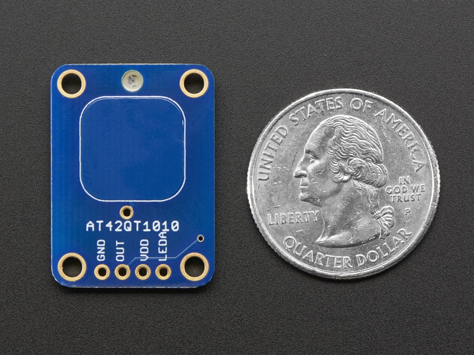 Touch Sensor Standalone Momentary Capacitive Breakout AT42QT1010