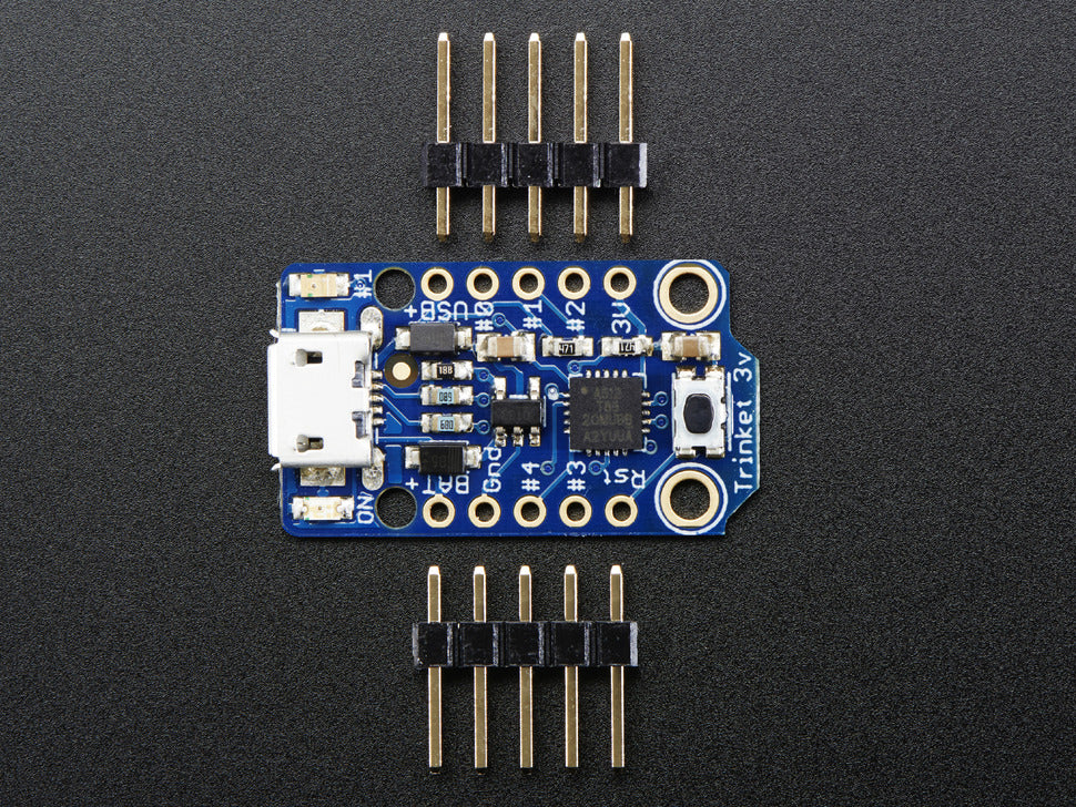 Trinket Adafruit Mini Microcontroller - 3.3V Logic - MicroUSB