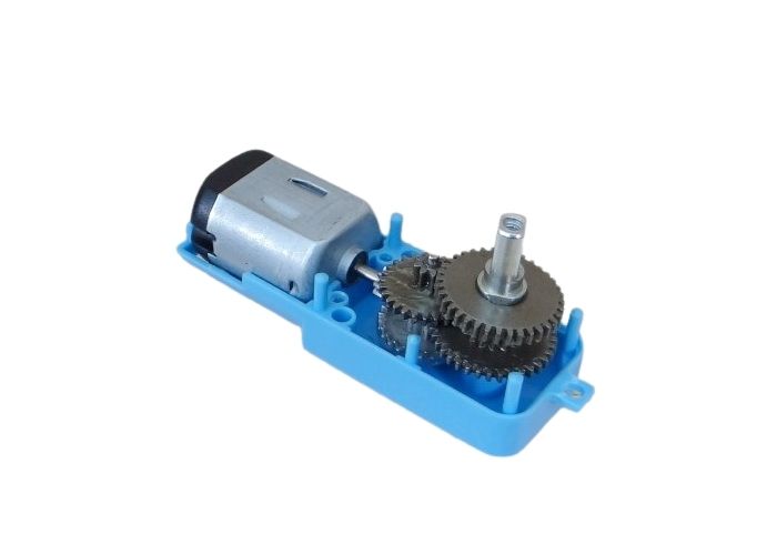 TT 130 DC All Metal Gear Motor 1:90 DC3V-6V Output 110RPM - Double Shaft