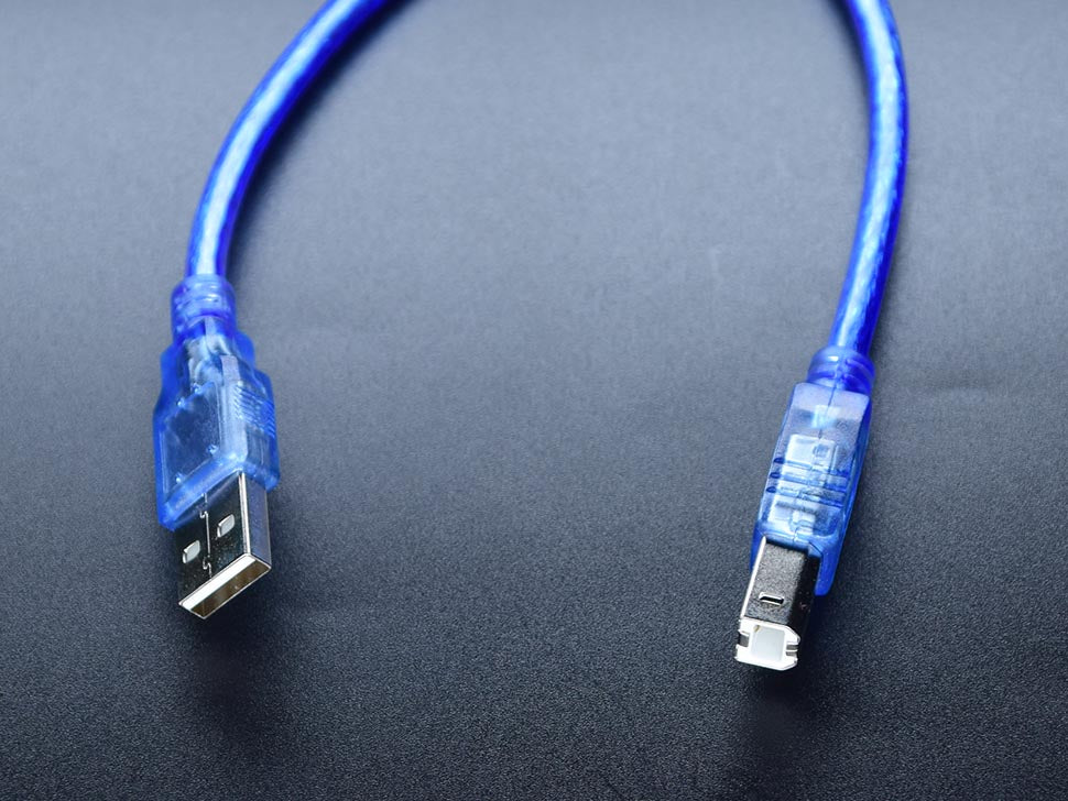 USB Cable Type B to Type A Male for Arduino Uno / Mega