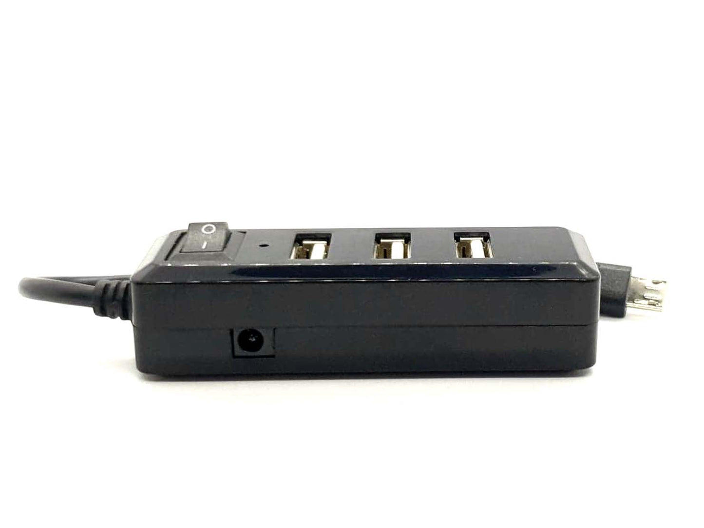 USB Mini Hub with Power Switch OTG Micro USB