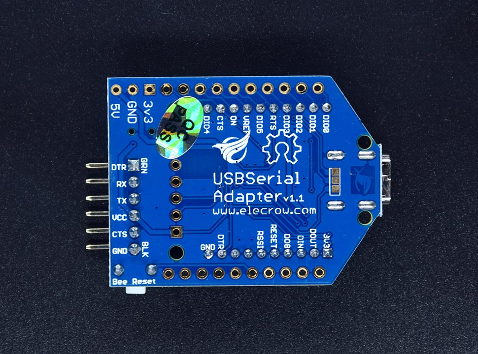 USB Serial Adapter with XBEE Mount / Rail for Arduino - circuitrocks