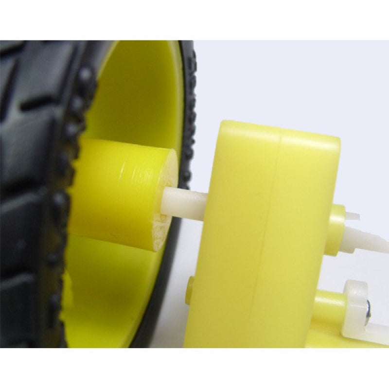 Wheel Rubber Tire A2WD 65mm