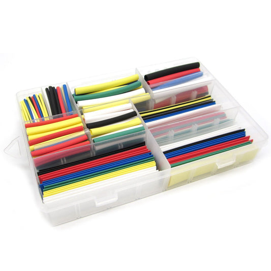 Heat Shrink Pack Tubing Multi-Colored 385 PCS