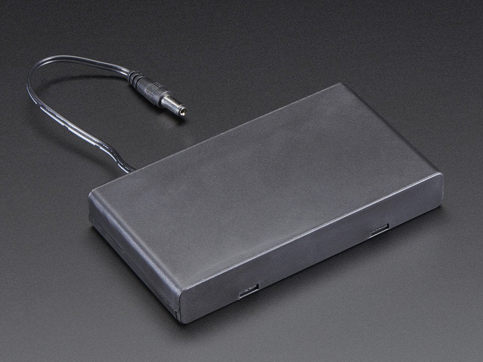 AA battery 8 x holder with 5.5mm-2.1mm Plug and On-Off Switch