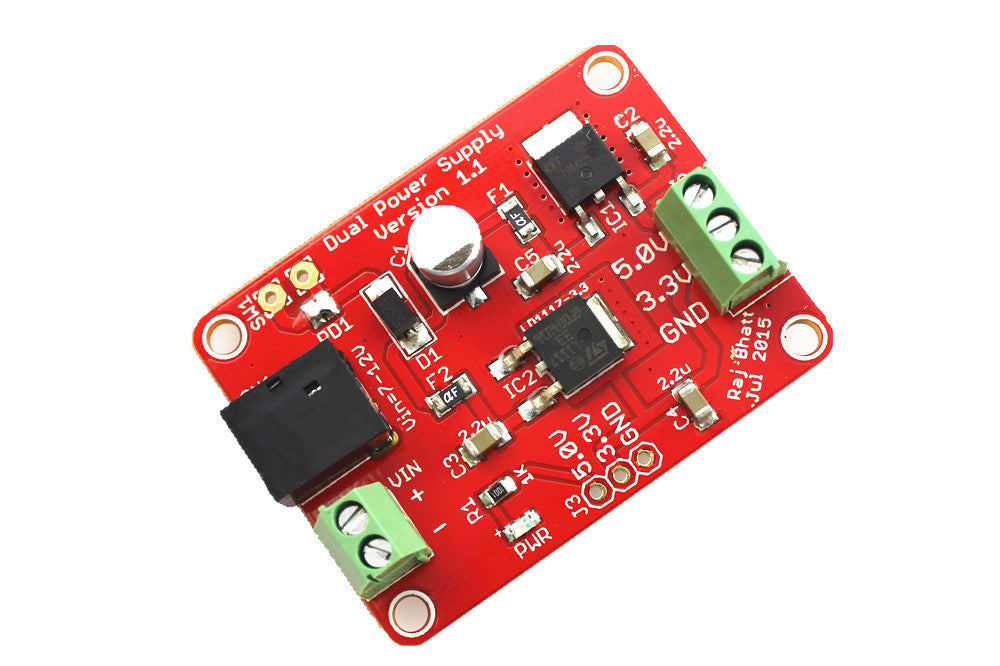 Fixed Dual-Voltage 5.0V and 3.3V Power Supply Board
