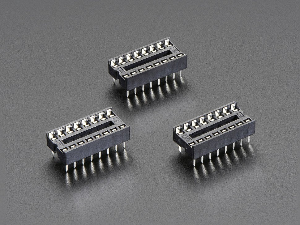 IC Socket - for 16-pin 0.3" Chips Pack of 3