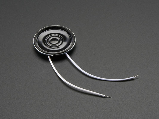 Mini Metal Speaker w/ Wires 8 ohm 0.5W