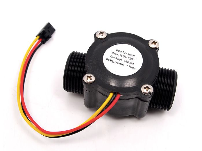 Liquid Flow Meter - Plastic 3/4" NPS Threaded