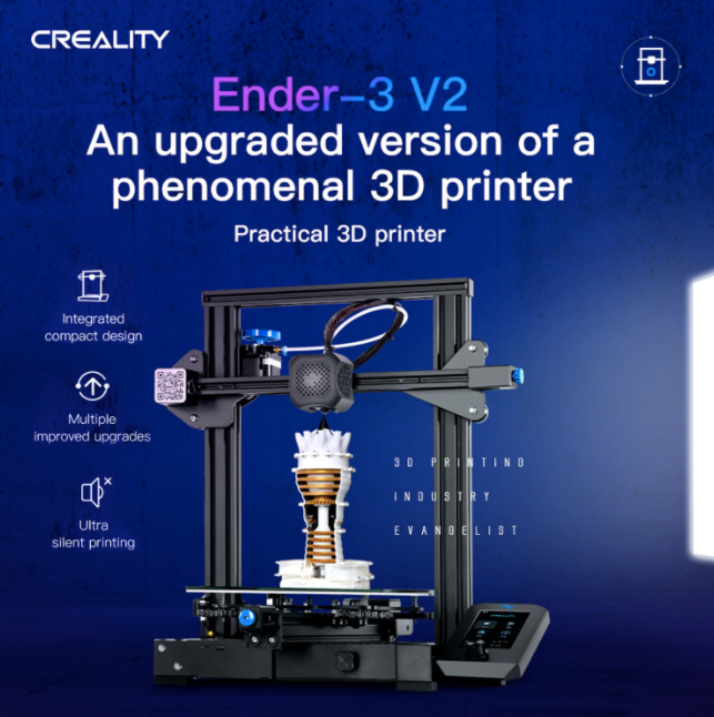 Creality Ender 3 V2 3D Printer All-Metal Integrated Structure Silent  Mainboard Philippines