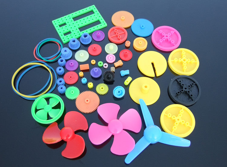 Gears Belt Pulley Shaft Sleeve Colorful Plastic