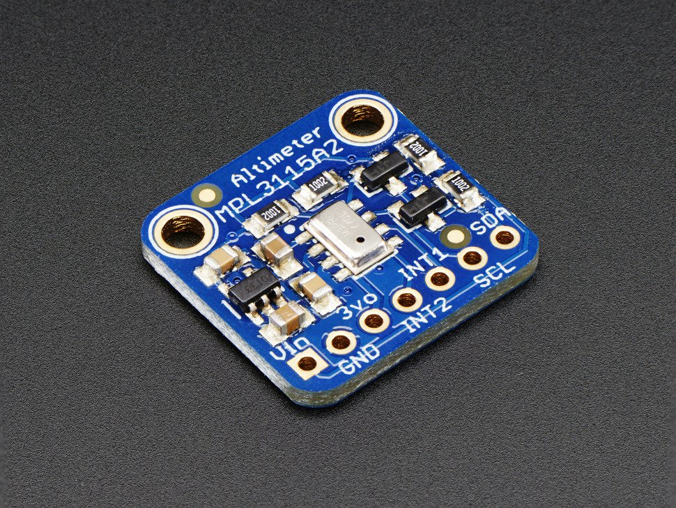 Altimeter Barometric Pressure Altitude Temperature MPL3115A2 I2C Sensor