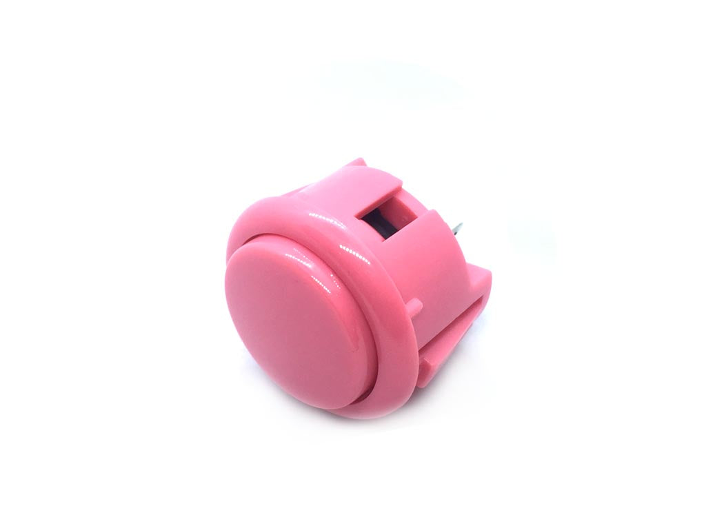 Arcade Momentary Pushbutton 30mm Pink
