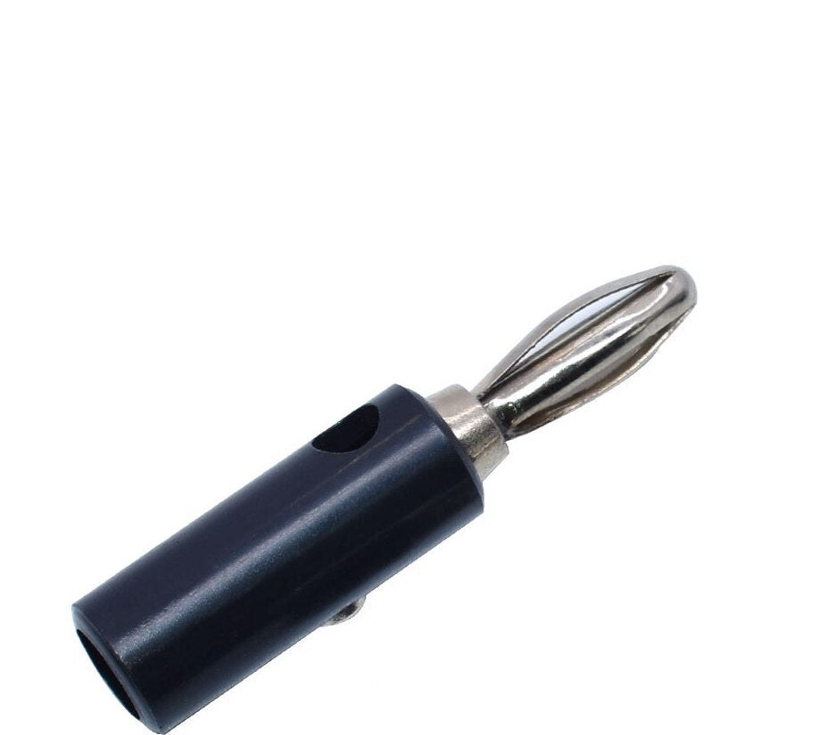 Banana Plug with Screw Black 5PCS