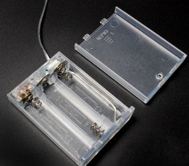 Battery Holder with Switch 3 x AA