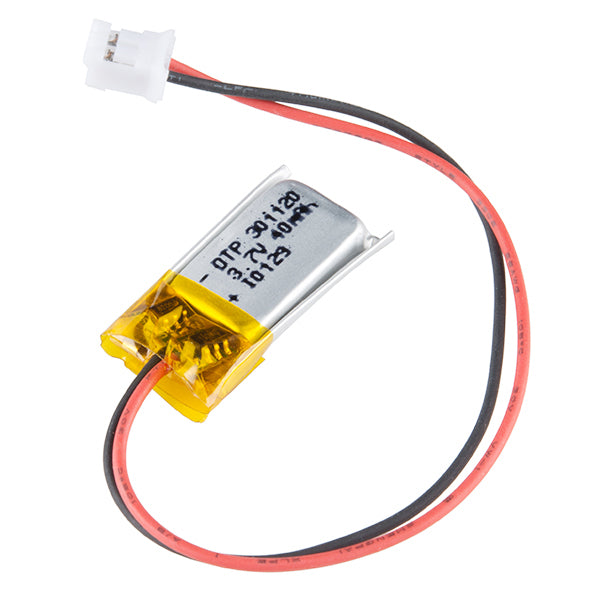 Battery Polymer Lithium Ion 40mAh