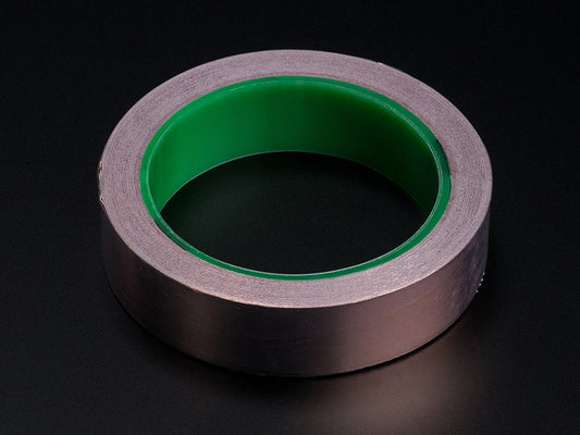 Copper Foil Tape with Conductive Adhesive - 25mm x 25 meter roll