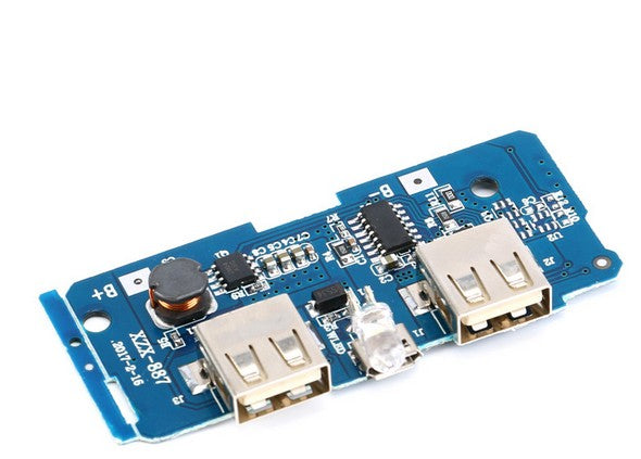 Dual Micro USB 3.7v to 5V 2A Mobile Power Bank DIY 18650