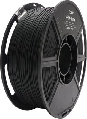 eSUN Matte Deep Black ePLA 3D Printer Filament Dimensional Accuracy +/- 0.03 mm 1 kg Spool 1.75 mm