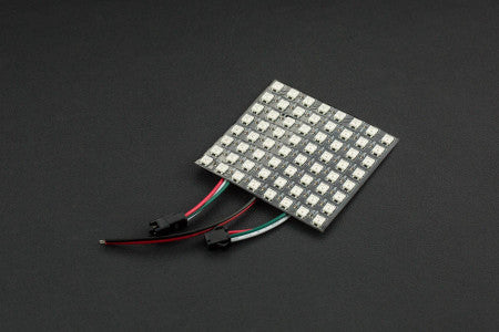 Flexible 8x8 RGB LED Matrix Gravity