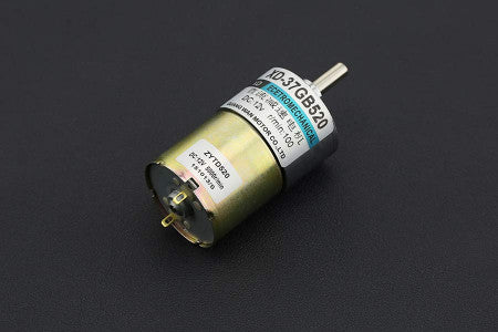 Metal DC Geared Motor 12V 100RPM 42kg cm