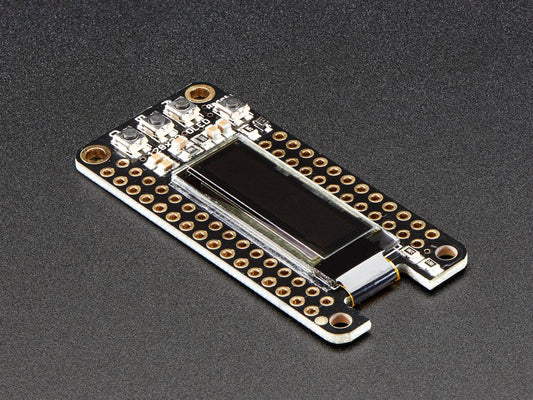OLED FeatherWing 128x32 OLED Add-on For All Feather Boards