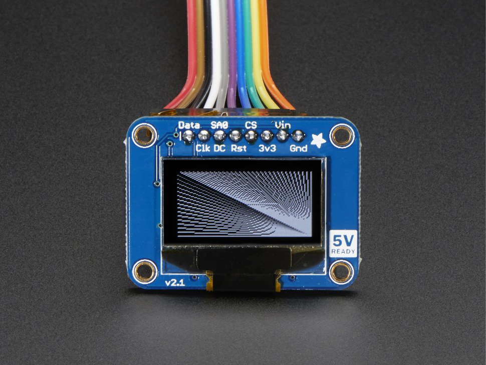 OLED Monochrome 0.96" 128x64 graphic display
