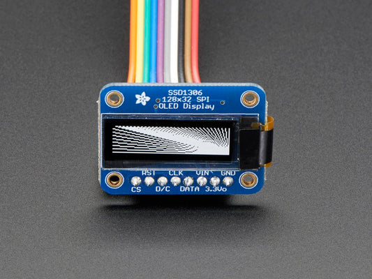 OLED Monochrome 128x32 SPI graphic display