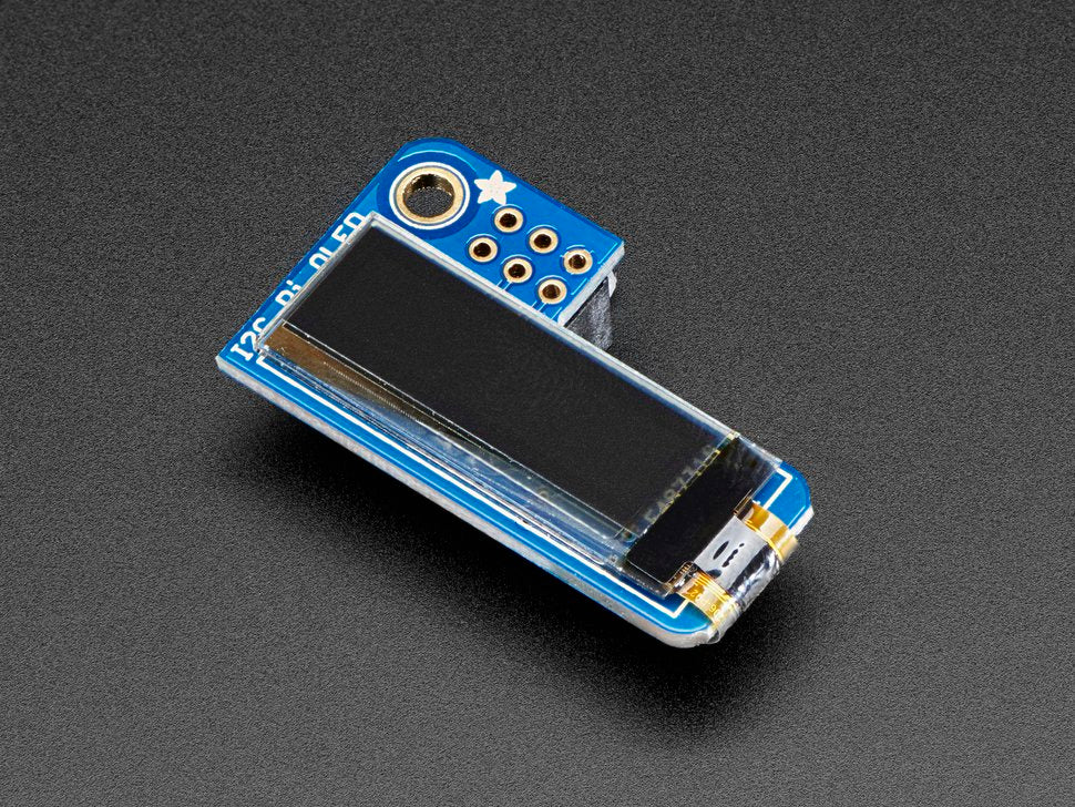 PiOLED 128x32 Monochrome OLED Add-on for Raspberry Pi Adafruit